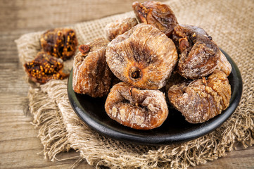 sweet figs on the plate
