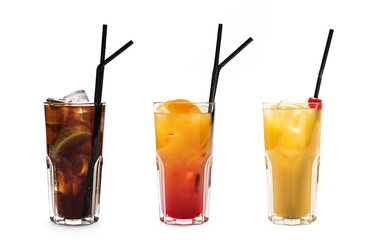 assorted long drinks