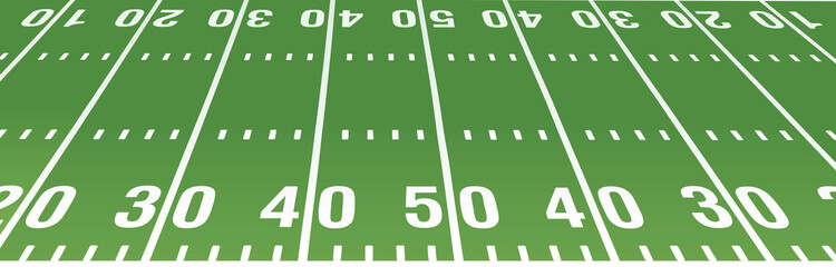 American football field vector