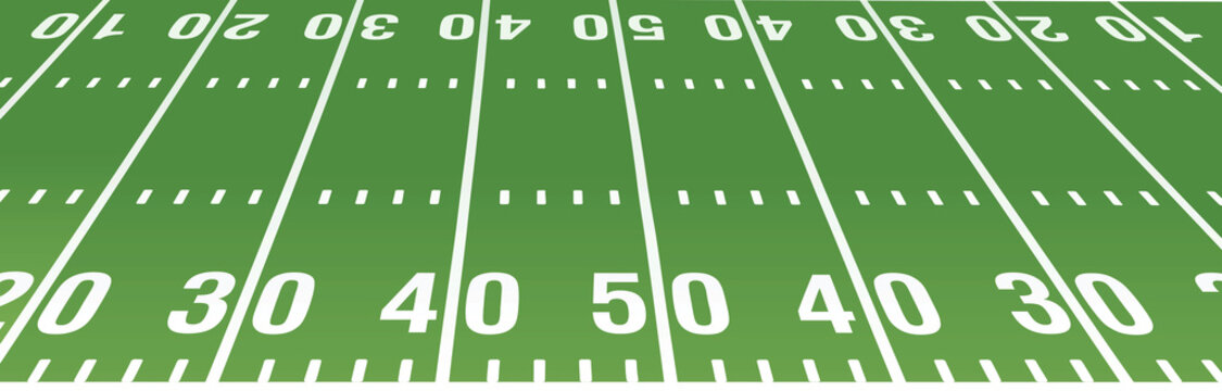 American Football Field Vector