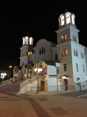 St Paraskevi Church at night