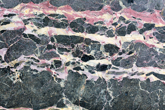 Dark gray marble pattern (Gold Russia) texture for interior desi