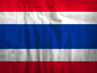 Thailand flag fabric texture textile