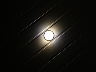 Night light on the ceiling