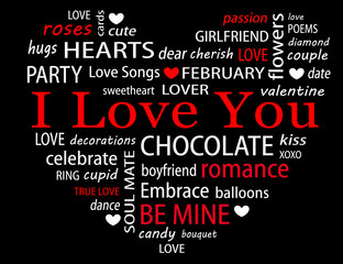 Valentine Word Cloud