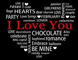 Valentine Word Cloud