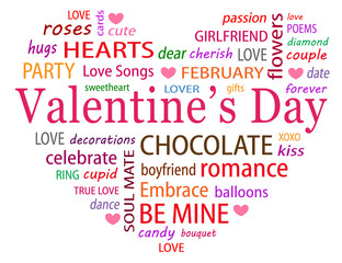 Valentine Word Cloud