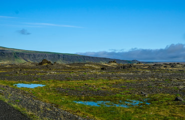 Fototapeta na wymiar Summer icelandic landscape