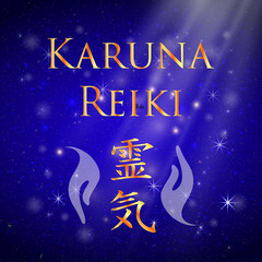 Sacred geometry. Reiki symbol.