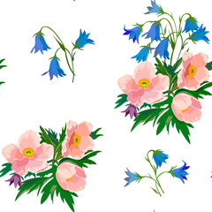 Fototapeta premium bouquet of spring flowers 