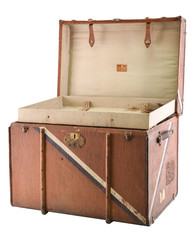 Old open chest