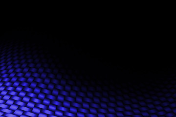 blue curve carbon fiber on the black shadow.