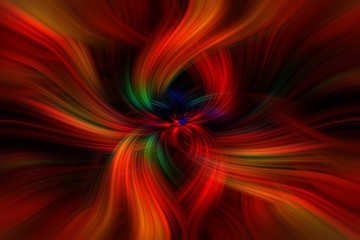 Red Orange colored abstract patterns. Concept Positive creativit