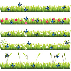 grass with flowers © lacrimastella