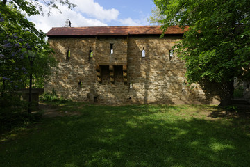 Stadtmauer in Zeitz, Burgenlandkreis,  Sachsen-Anhalt, Deutschland