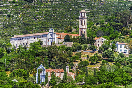 Convent of Saint-Dominique de Corbara in Corsica Island
