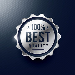 best quality silver badge label design