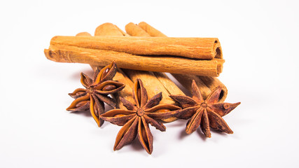 Warming spices - cinnamon, star anise.