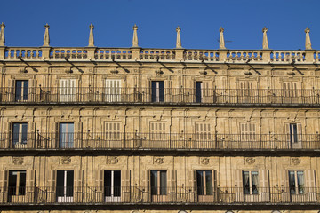 Fototapeta na wymiar plaza mayor of Salamanca, Spain