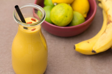 fresh banana smoothie