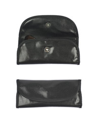 Fototapeta premium Makeup tools case bag isolated