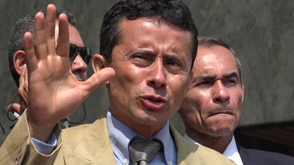 Hispanic Political Leader Speaking