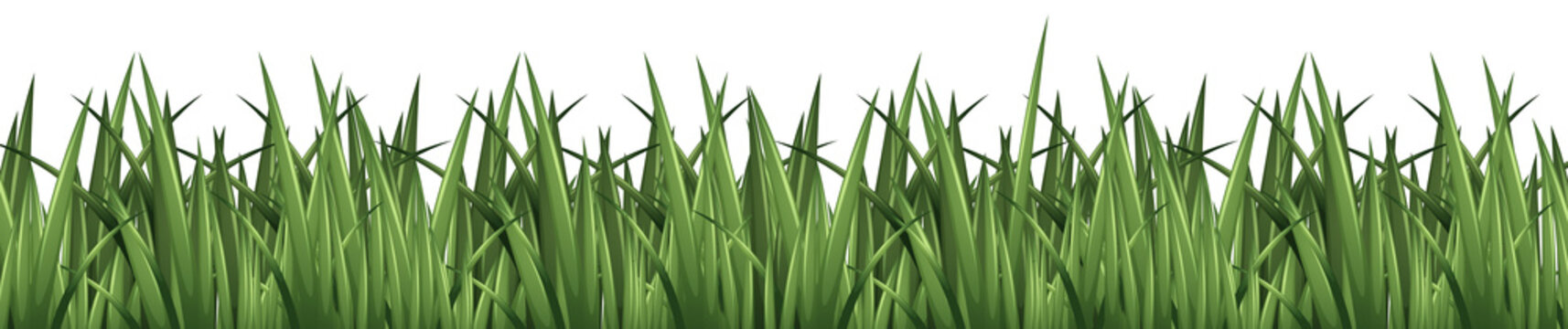Seamless background design with green grass