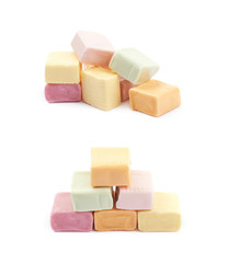 Chewing gum candy isolated