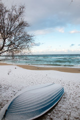 Ionian coast after a exceptional snowfall
