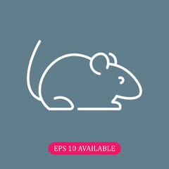 Rat icon vector
