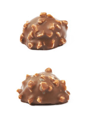 Chocolate confection candy isolated
