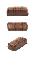 Chocolate confection candy isolated
