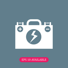 Battery icon vector