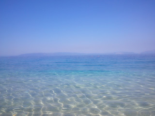 クロアチアの海