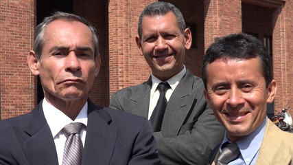Older Hispanic Business Team