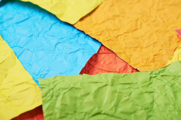 Surface coated with paper sheets
