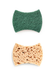 Kitchen sponge isolated