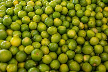 Limes at a market in Mexico