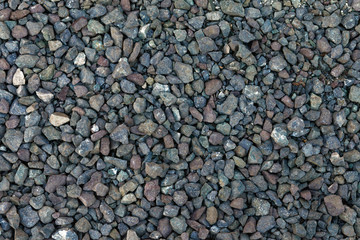 Gravel texture. Gravel background. Stones texture. Stone rock background texture