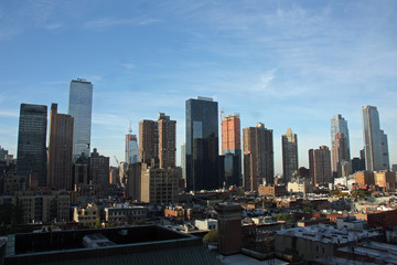 Les toits de Manhattan à New York, USA