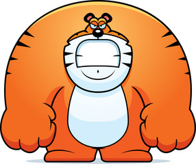 Angry Cartoon Tiger