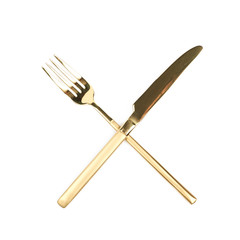 Dinner knife and fork composition