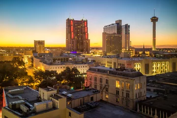Fotobehang Top view of downtown San Antonio © f11photo