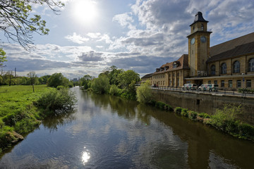 Bahnhof von  Zeitz, Burgenlandkreis, Sachsen-Anhalt,  Deutschland