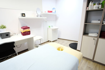 Interior of a massage office