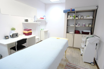 Interior of a massage office