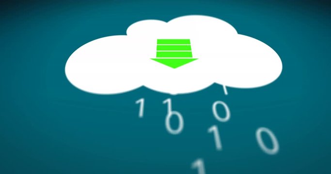 Futuristic downlaoding graphics files to the cloud