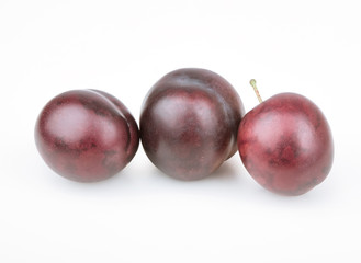 isolated plum