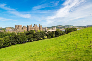 Fototapeta na wymiar Conwy Castle in Wales