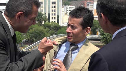 Business Men Fighting And Violence